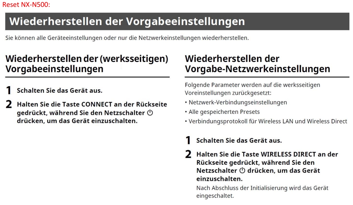 Yamaha NXN 500 Lautsprecher richtig mit Musiccast verbinden